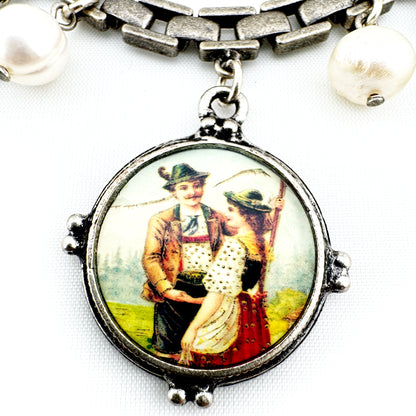 Bettelarmband mit Pärchentaler