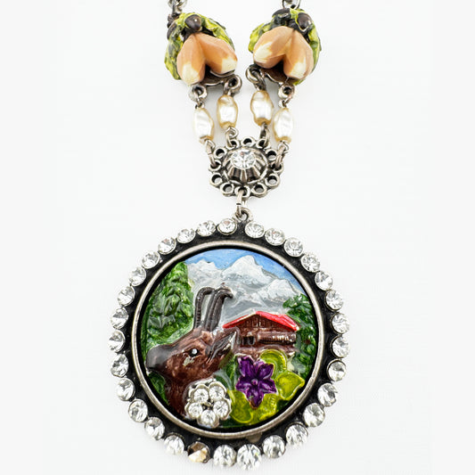 Kette mit Talerbuildl und Grandl