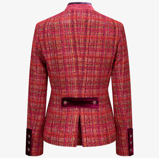 Boucle Trachtenblazer "Sophie" Pink | Aubergine & Fuchsia
